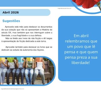 Sugestões de leitura abril 2026